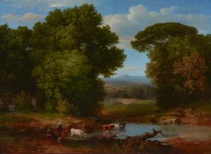 Een Deel van het Romeinse Aquaduct door George Snr. Inness