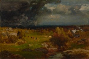 Opklaren 1875 door George Snr. Inness