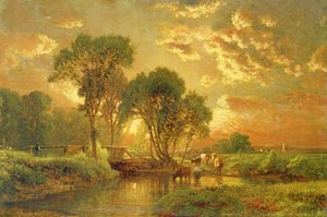 Medfield, Massachusetts door George Snr. Inness