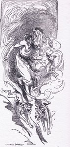 Brimo de wilde heksenjageres, uit De Helden uitgegeven door George Allen en Unwin 1929