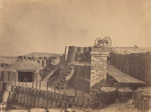 Vestingen bij Charleston, South Carolina, ca. 1861