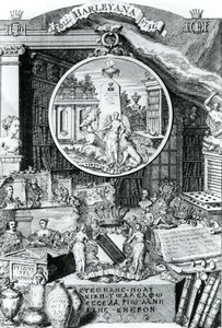 Boekplaat van Lord Harley, 1741