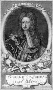 George I, Koning van Groot-Brittannië, 18e eeuw door George Vertue