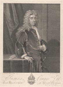 James Craggs de Oudere door George Vertue