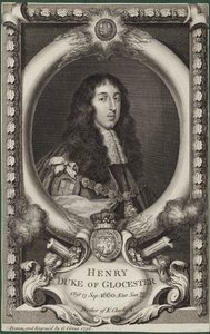 Portret van Henry Stuart, hertog van Gloucester door George Vertue