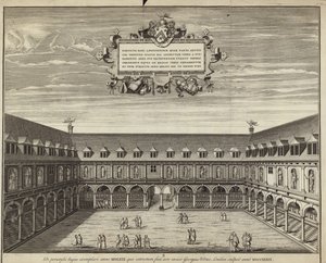 Het binnenplein van de Royal Exchange