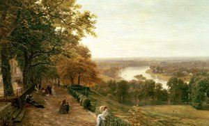 Richmond Hill, Londen, 1875 door George Vicat Cole