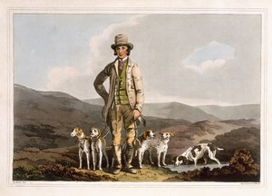 De hondenbreker, gegraveerd door Robert Havell de Oudere, gepubliceerd in 1814 door Robinson en Zoon, Leeds door George Walker