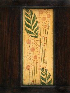 Decoratief wandpaneel (geschilderd eikenhout)
