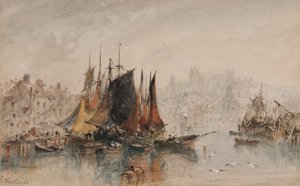 Haven van Whitby door George Weatherill