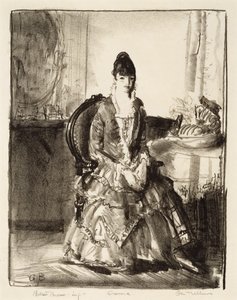 Arrangement, Emma in een kamer door George Wesley Bellows