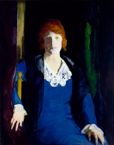 Portret van Florence Pierce door George Wesley Bellows