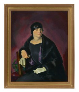 Portret van Mrs. Walter Richter (olieverf op doek)