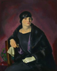 Portret van Mrs. Walter Richter (olieverf op doek)