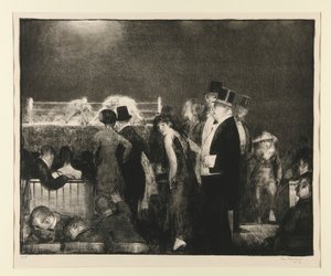 Voorbereidingen voor het grote gevecht, nr. 8 door George Wesley Bellows