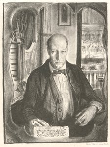 Zelfportret door George Wesley Bellows