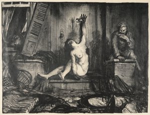De Sigaret: Oorlogsserie door George Wesley Bellows