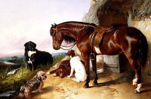 Portretten van favorieten door George Wiliam Horlor