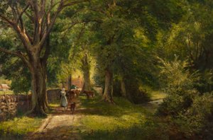 Het bos, Betts-Y-Coed door George Wimpenny