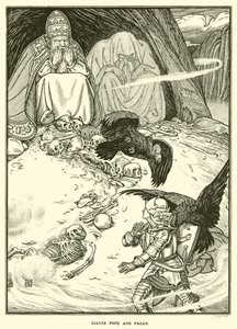 Reuzen Paus en Heiden door George Woolliscroft Rhead