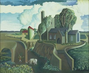 Een kerk op een heuveltop, jaren 1930
