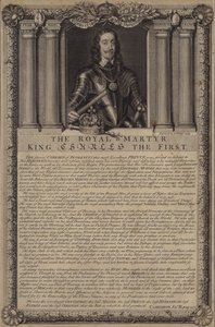 De koninklijke martelaar Koning Karel I door George after Vertue