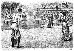 Voorzieningen van het tennisveld