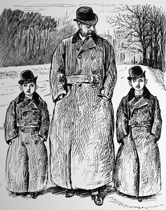Het shilling-telegram door George du Maurier
