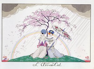 De Regenboog, gegraveerd door Henri Reidel door Georges (after) Barbier