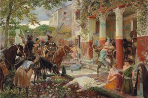 Aanval van de Tartaren door Georges Antoine Rochegrosse