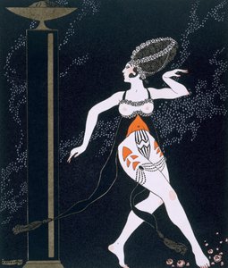 Balletscène met Tamara Karsavina (1885-1978) 1914