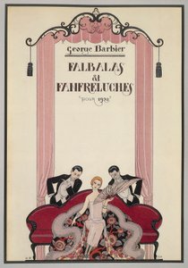 Omslag van Falbalas et Fanfreluches, almanak van 1925, door George Barbier, Frankrijk, 20e eeuw door Georges Barbier