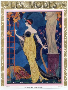 Vooromslag van Les Modes; 1913; uitgegeven 1913 (gekleurde gravure)