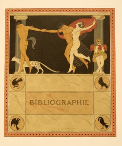 Illustratie uit Les Chansons de Bilitis, door Pierre Louys, pub. 1922 door Georges Barbier