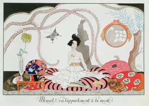 Middernacht! of Het Modieuze Appartement door Georges Barbier