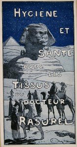 Advertentie voor Doctor Rasurel Bandages door Georges Bertin Scott