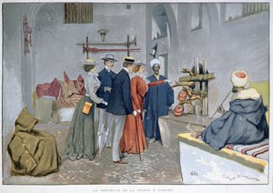 Ingangshal van de gevangenis in Tanger, c.1900 door Georges Bertin Scott