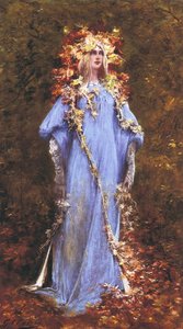 Ophelia door Georges Clairin
