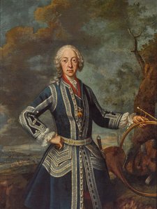 Maximiliaan III Jozef in jachtkleding