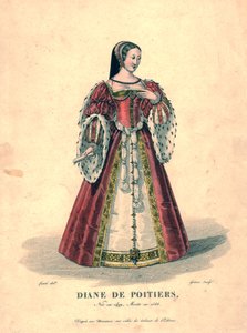 Diane de Poitiers door Georges Jacques Gatine