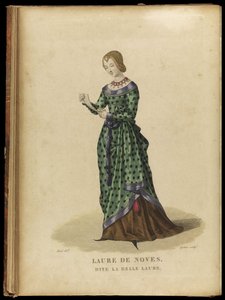 Laura de Noves 1310-1348, laat 18e eeuw door Georges Jacques Gatine