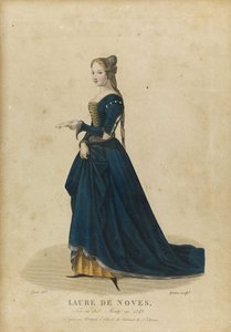 Laure de Sade - Laura de Noves door Georges Jacques Gatine