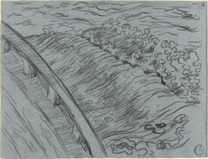 De zee vanaf de rand van een boot, Bretagne door Georges Lacombe