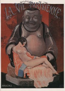 Onschuld. La Vie Parisienne Magazine Cover, 1925