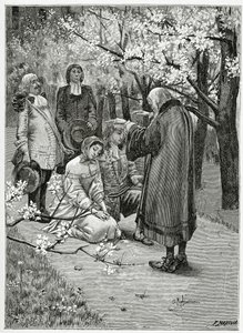 Huwelijk van Ethel en Ordener - illustratie uit Han d