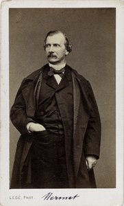 Portret van de Componist Auguste Mermet 1810-1889 door Georges Mathurin Legé