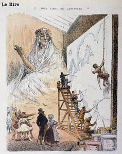 Europa. Tekening door Georges Meunier (1869-1942). In "Le Rire Rouge" door Georges Meunier