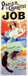 Job sigarettenpapier. Poster door Georges Meunier door Georges Meunier