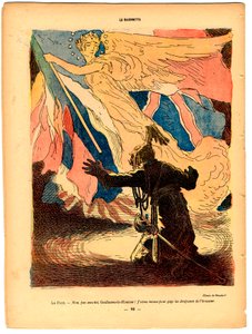 La Baionnette, Satirisch in Kleuren door Georges Meunier