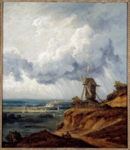 Molen van Argenteuil door Georges Michel